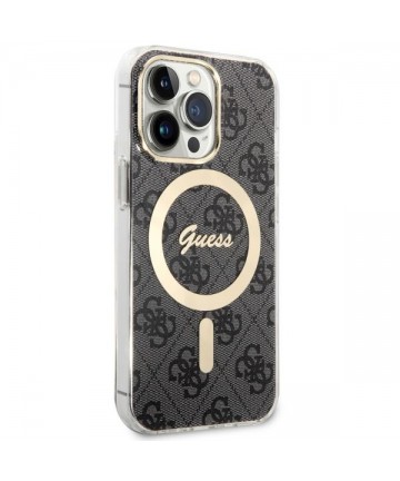 Guess GUHMP13LH4STK iPhone 13 Pro / 13 6.1" black/black hardcase 4G MagSafe