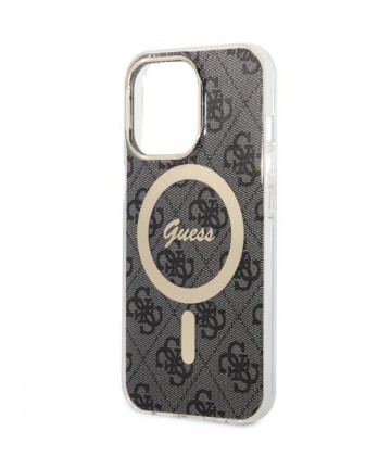 Guess GUHMP13LH4STK iPhone 13 Pro / 13 6.1" black/black hardcase 4G MagSafe