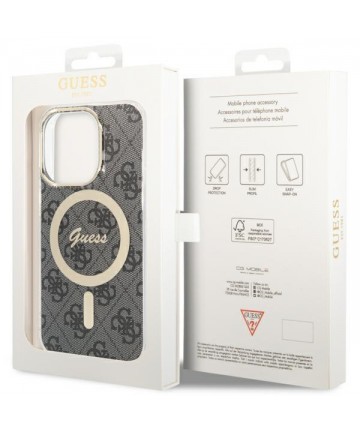 Guess GUHMP13LH4STK iPhone 13 Pro / 13 6.1" black/black hardcase 4G MagSafe