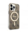 Guess GUHMP13LH4STW iPhone 13 Pro / 13 6.1" brown/brown hardcase 4G MagSafe