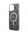 Guess GUHMP13XH4STK iPhone 13 Pro Max 6.7" black/black hardcase 4G MagSafe