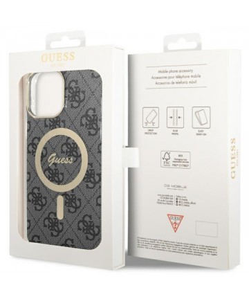 Guess GUHMP13XH4STK iPhone 13 Pro Max 6.7" black/black hardcase 4G MagSafe