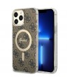 Guess GUHMP13XH4STW iPhone 13 Pro Max 6.7" brown/brown hardcase 4G MagSafe