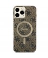 Guess GUHMP13XH4STW iPhone 13 Pro Max 6.7" brown/brown hardcase 4G MagSafe