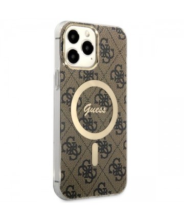 Guess GUHMP13XH4STW iPhone 13 Pro Max 6.7" brown/brown hardcase 4G MagSafe
