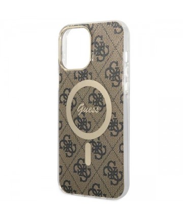Guess GUHMP13XH4STW iPhone 13 Pro Max 6.7" brown/brown hardcase 4G MagSafe