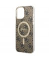 Guess GUHMP13XH4STW iPhone 13 Pro Max 6.7" brown/brown hardcase 4G MagSafe