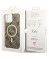 Guess GUHMP13XH4STW iPhone 13 Pro Max 6.7" brown/brown hardcase 4G MagSafe