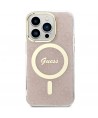 Guess GUHMP14LH4STP iPhone 14 Pro 6.1" pink/pink hardcase 4G MagSafe