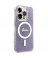 Guess GUHMP14LH4STU iPhone 14 Pro 6.1" purple/purple hardcase 4G MagSafe