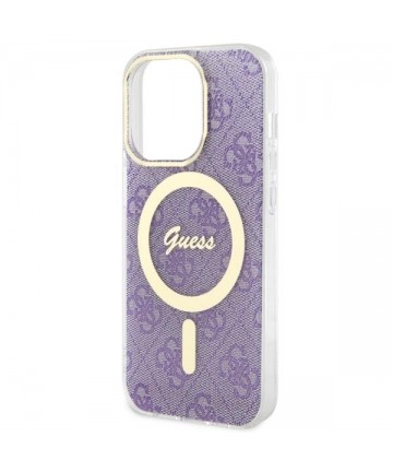 Guess GUHMP14LH4STU iPhone 14 Pro 6.1" purple/purple hardcase 4G MagSafe