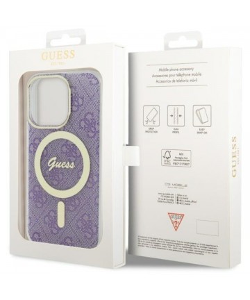 Guess GUHMP14LH4STU iPhone 14 Pro 6.1" purple/purple hardcase 4G MagSafe