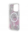 Guess GUHMP14LHCFWSA iPhone 14 Pro 6.1" green/khaki hardcase Flower MagSafe