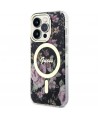 Guess GUHMP14LHCFWSK iPhone 14 Pro 6.1" black/black hardcase Flower MagSafe