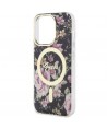 Guess GUHMP14LHCFWSK iPhone 14 Pro 6.1" black/black hardcase Flower MagSafe
