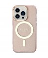 Guess GUHMP14LHCMCGP iPhone 14 Pro 6.1" pink/pink hardcase Glitter Gold MagSafe