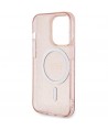 Guess GUHMP14LHCMCGP iPhone 14 Pro 6.1" pink/pink hardcase Glitter Gold MagSafe