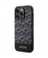 Guess GUHMP14LHGCFSEK iPhone 14 Pro 6.1" black/black hardcase GCube Stripes MagSafe
