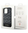 Guess GUHMP14LHGCFSEK iPhone 14 Pro 6.1" black/black hardcase GCube Stripes MagSafe
