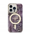 Guess GUHMP14LHLEOPWP iPhone 14 Pro 6.1" pink/pink hardcase Leopard MagSafe