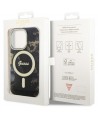 Guess GUHMP14LHTMRSK iPhone 14 Pro 6.1" black/black hardcase Golden Marble MagSafe