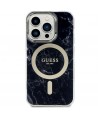 Guess GUHMP14LPCUMAK iPhone 14 Pro 6.1" black/black hardcase Marble MagSafe