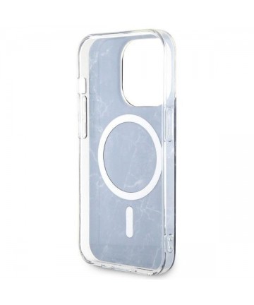 Guess GUHMP14LPCUMAK iPhone 14 Pro 6.1" black/black hardcase Marble MagSafe