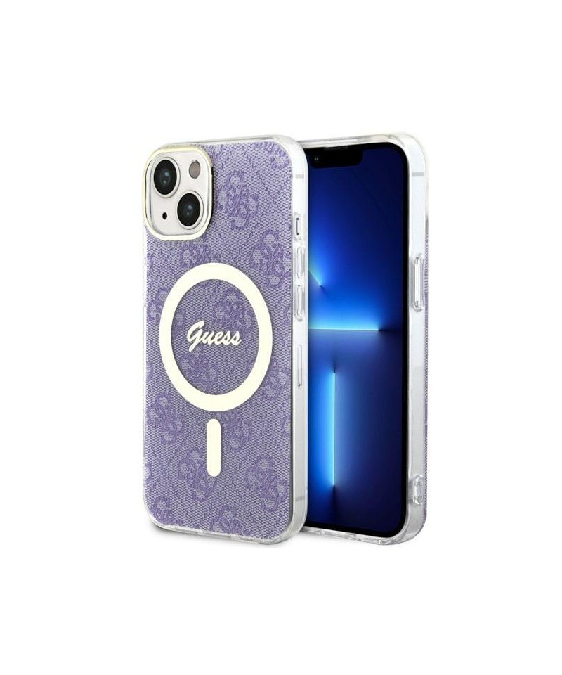 Guess GUHMP14MH4STU iPhone 14 Plus 6.7" purple/purple hardcase 4G MagSafe