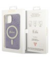 Guess GUHMP14MH4STU iPhone 14 Plus 6.7" purple/purple hardcase 4G MagSafe