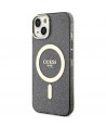 Guess GUHMP14MHCMCGK iPhone 14 Plus 6.7" black/black hardcase Glitter Gold MagSafe