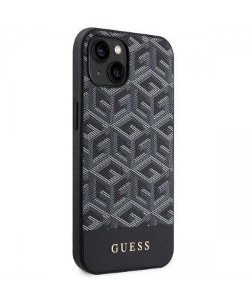 Guess GUHMP14MHGCFSEK iPhone 14 Plus 6.7" black/black hardcase GCube Stripes MagSafe