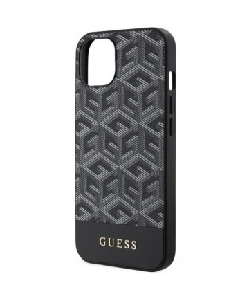Guess GUHMP14MHGCFSEK iPhone 14 Plus 6.7" black/black hardcase GCube Stripes MagSafe