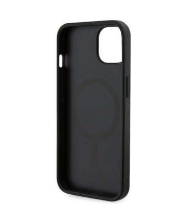 Guess GUHMP14MHGCFSEK iPhone 14 Plus 6.7" black/black hardcase GCube Stripes MagSafe