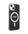 Guess GUHMP14MPCUMAK iPhone 14 Plus 6.7" black/black hardcase Marble MagSafe