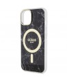 Guess GUHMP14MPCUMAK iPhone 14 Plus 6.7" black/black hardcase Marble MagSafe