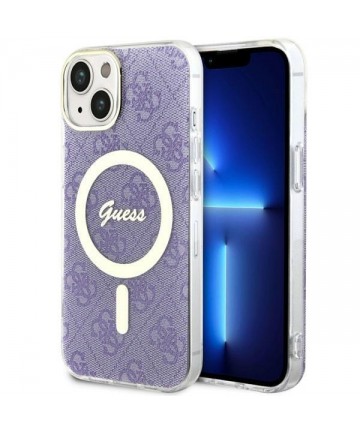 Guess 4G MagSafe case for iPhone 14 - purple