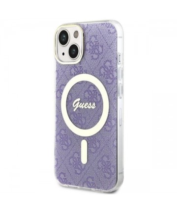 Guess 4G MagSafe case for iPhone 14 - purple