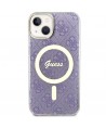 Guess 4G MagSafe case for iPhone 14 - purple