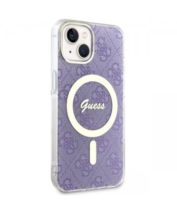 Guess 4G MagSafe case for iPhone 14 - purple