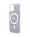 Guess 4G MagSafe case for iPhone 14 - purple