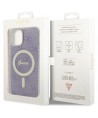 Guess 4G MagSafe case for iPhone 14 - purple