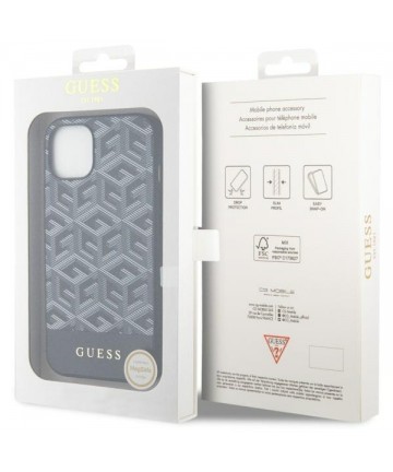 Guess GUHMP14SHGCFSEK iPhone 14 6.1" black/black hardcase GCube Stripes MagSafe