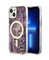 Guess Leopard MagSafe case for iPhone 14 - pink