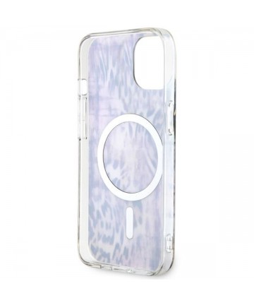 Guess Leopard MagSafe case for iPhone 14 - pink