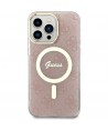 Guess 4G MagSafe case for iPhone 14 Pro Max - pink