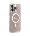 Guess 4G MagSafe case for iPhone 14 Pro Max - pink