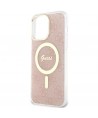 Guess 4G MagSafe case for iPhone 14 Pro Max - pink