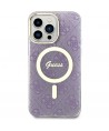 Guess GUHMP14XH4STU iPhone 14 Pro Max 6.7" purple/purple hardcase 4G MagSafe