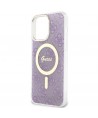 Guess GUHMP14XH4STU iPhone 14 Pro Max 6.7" purple/purple hardcase 4G MagSafe