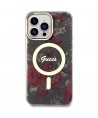 Guess GUHMP14XHCFWSA iPhone 14 Pro Max 6.7" green/khaki hardcase Flower MagSafe